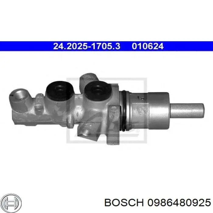 0986480925 Bosch cilindro principal de freno