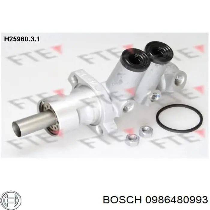 0986480993 Bosch Cilindro principal de frenos