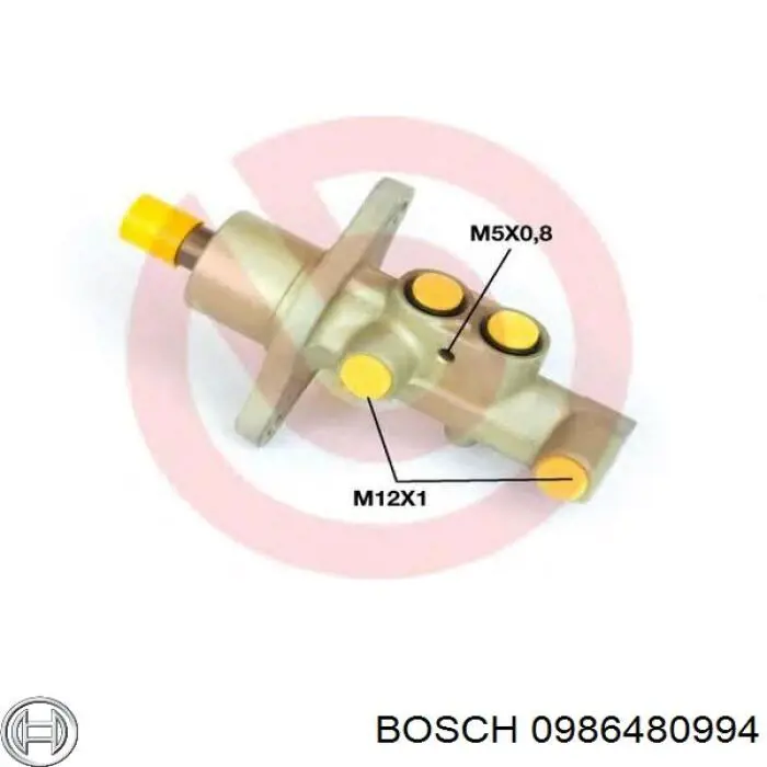 0986480994 Bosch bomba de freno