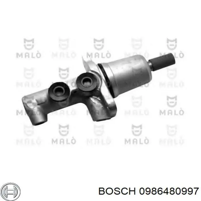 0986480997 Bosch Cilindro principal de frenos