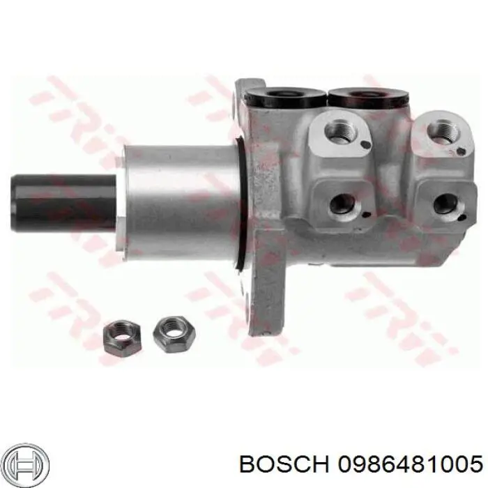 0986481005 Bosch cilindro principal de freno