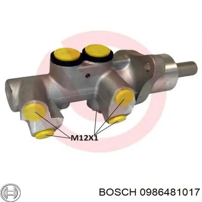 0986481017 Bosch bomba de freno
