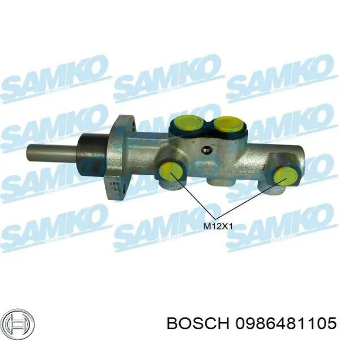 Comprar PMF585 TRW Cilindro maestro de frenos