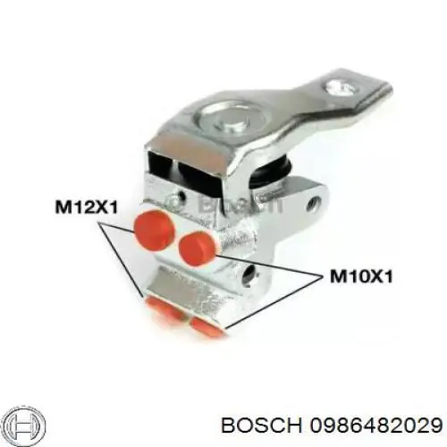 0 986 482 029 Bosch regulador de la fuerza de frenado