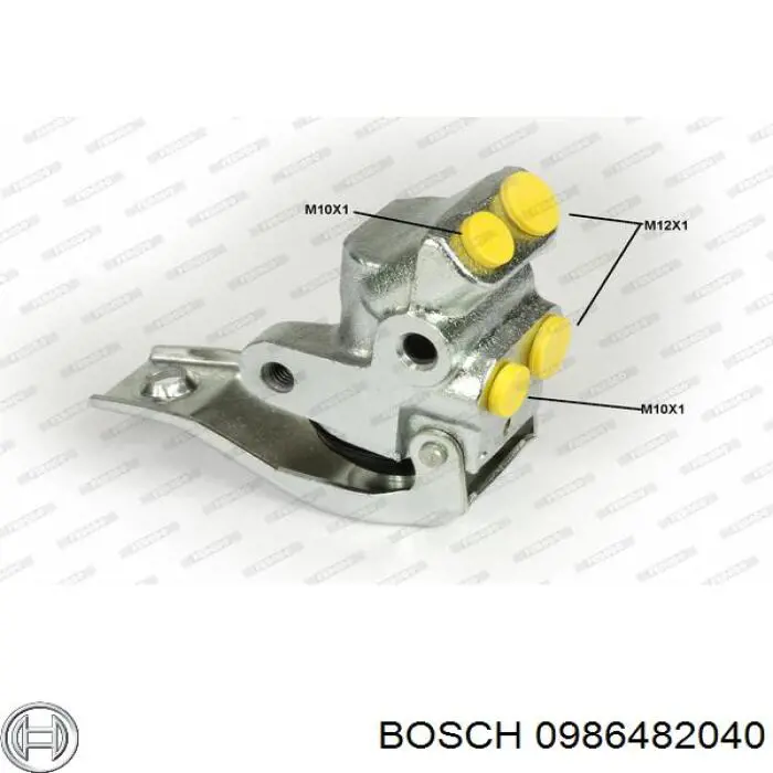 0 986 482 040 Bosch regulador, freno de tambor trasero