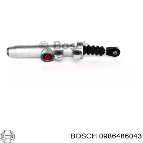 0 986 486 043 Bosch cilindro maestro de embrague