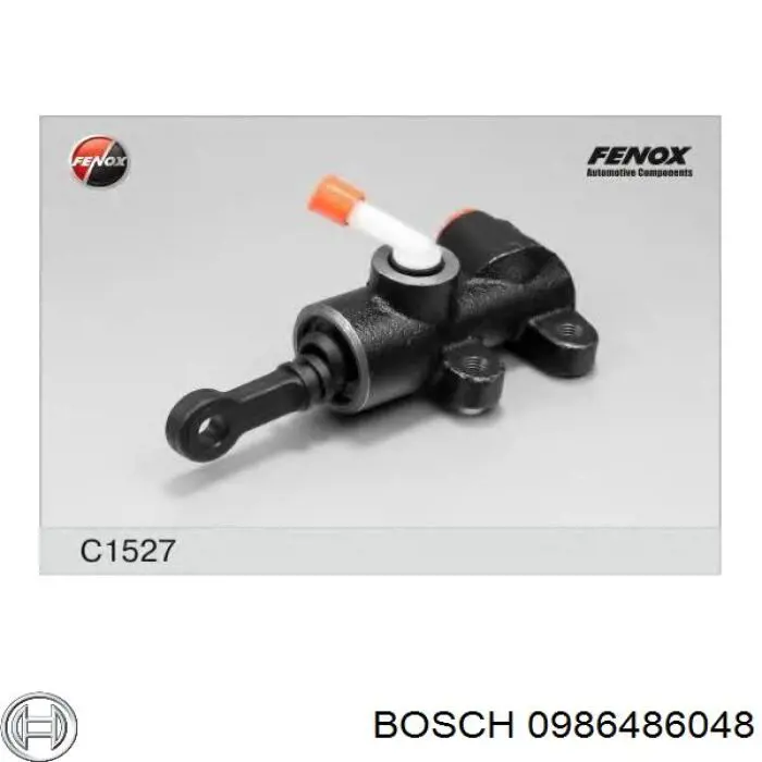 Cilindro maestro de embrague 0986486048 Bosch