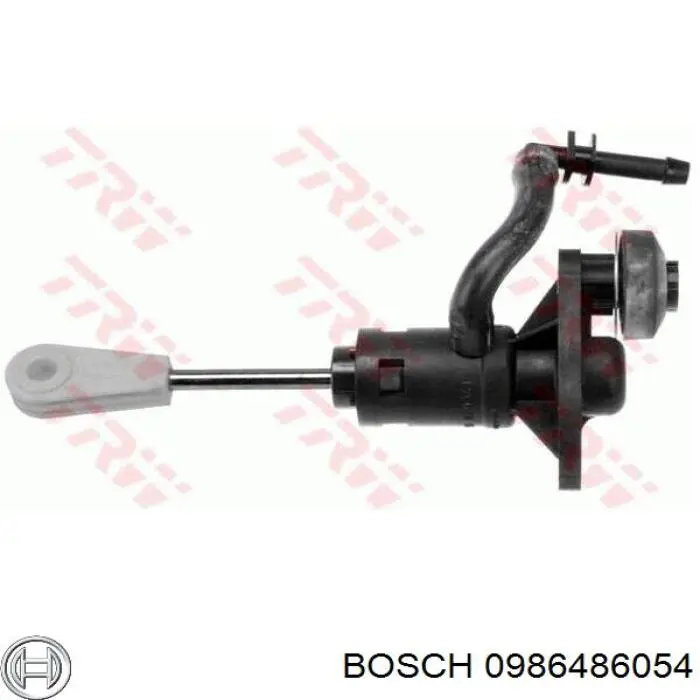 0 986 486 054 Bosch cilindro maestro de embrague