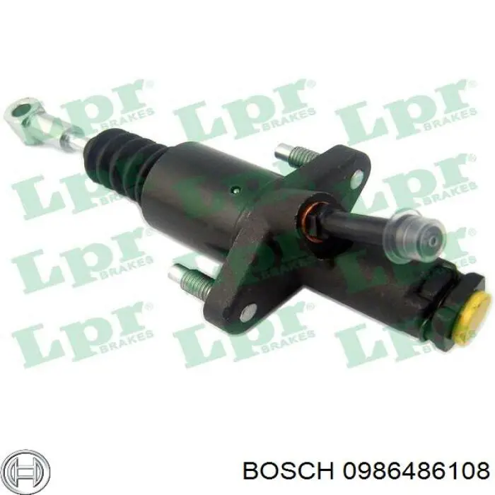 0 986 486 108 Bosch cilindro maestro de embrague