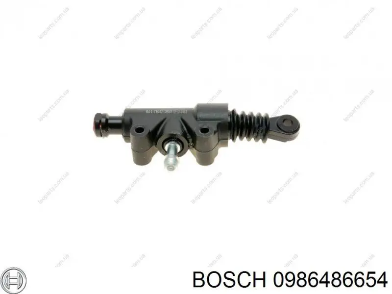 0 986 486 654 Bosch cilindro maestro de embrague