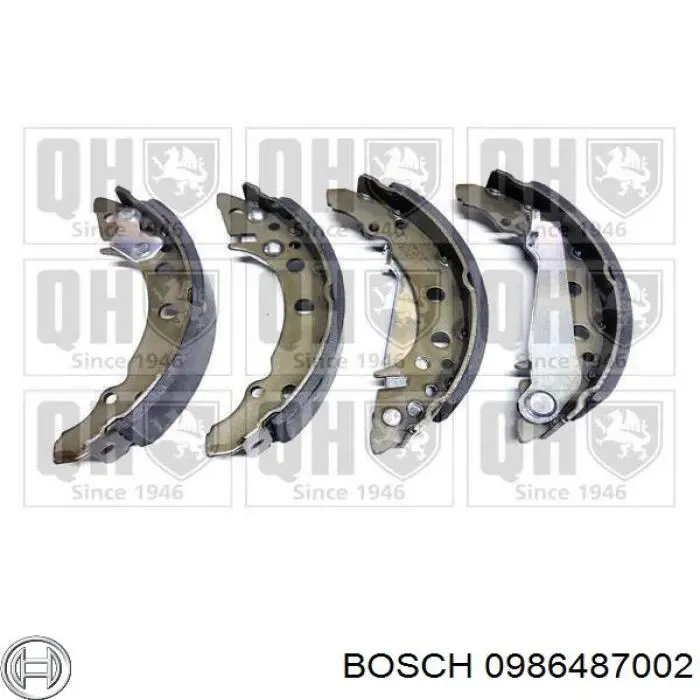 Zapatas de freno de tambor traseras Bosch 0986487002 precio, desde 14,69 EUR