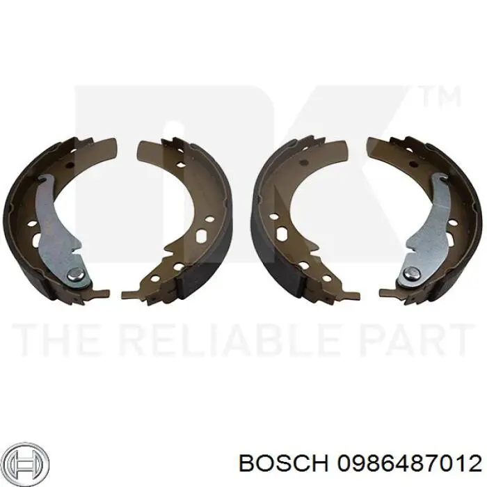 34211111852 BMW Zapatas de freno de tambor traseras