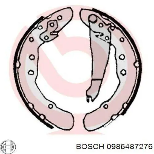 Comprar 0986487276 Bosch Zapatas de freno