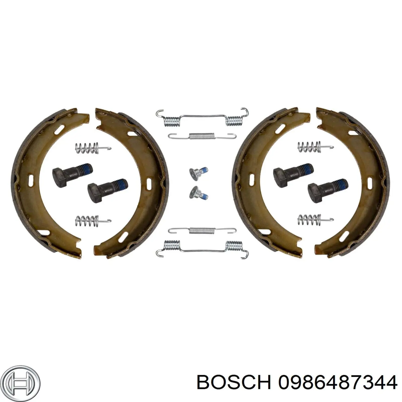 Zapatas de freno de mano 0986487344 Bosch