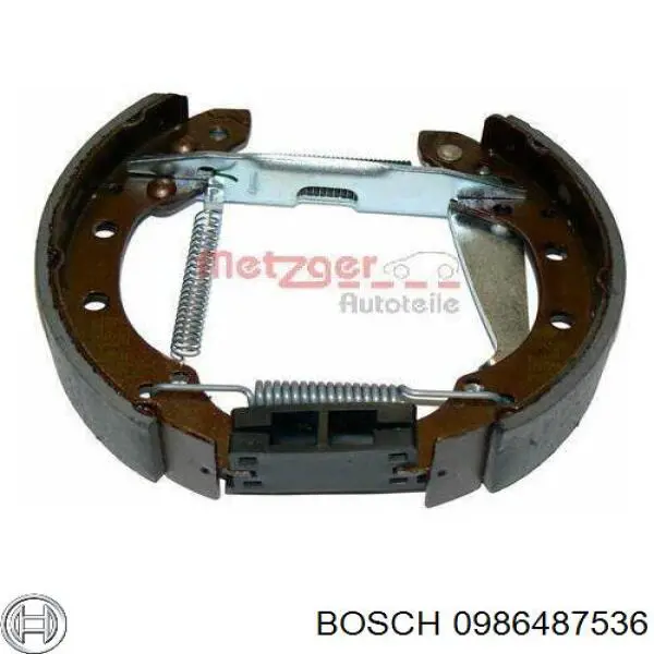 Zapatas de freno de tambor traseras Bosch 0986487536 precio, desde 19,83 EUR