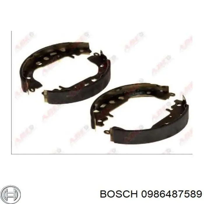 Zapatas de freno 0986487589 Bosch