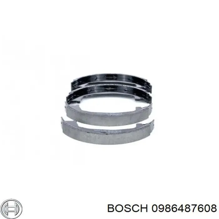 0986487608 Bosch zapatas de freno de mano