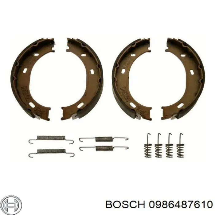 Zapatas de freno de mano 0986487610 Bosch