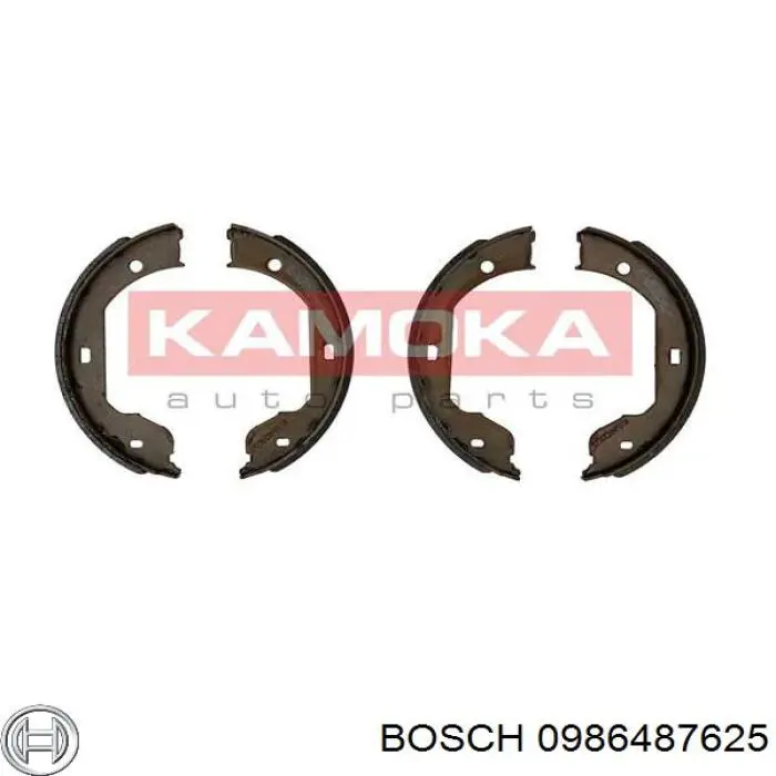 Juego de zapatas de frenos, freno de estacionamiento BMW 5 E39