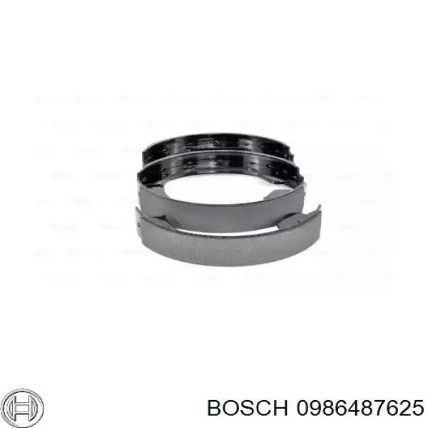 Juego de zapatas de frenos, freno de estacionamiento BMW 5 E39