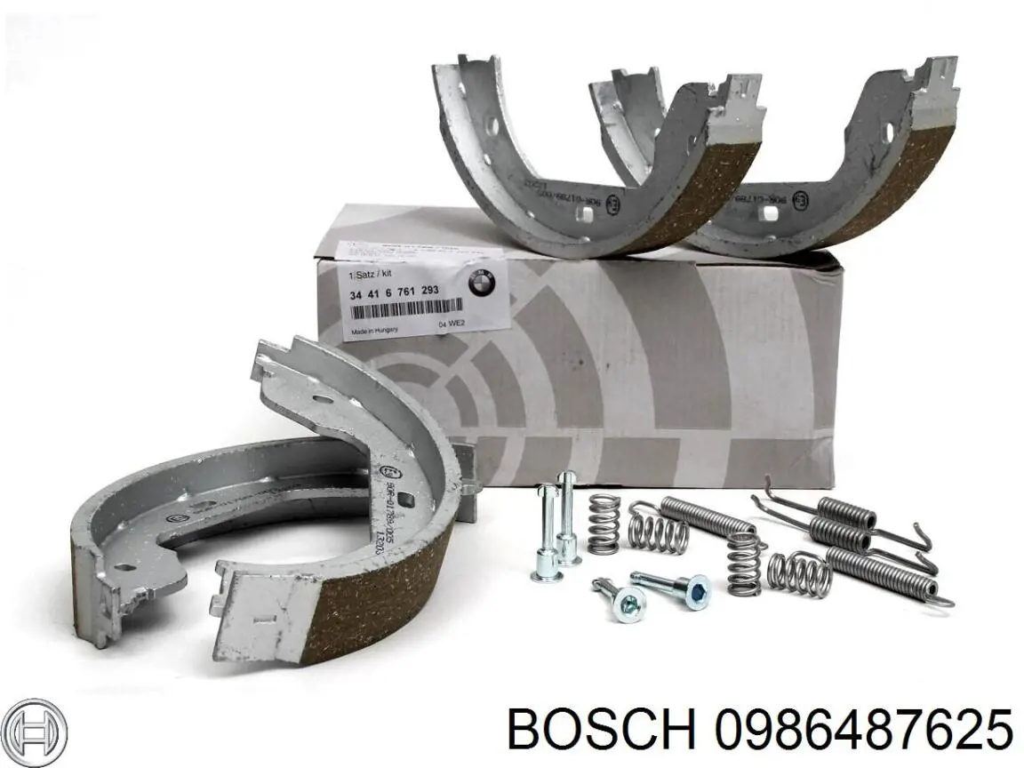 Juego de zapatas de frenos, freno de estacionamiento BMW 5 E39