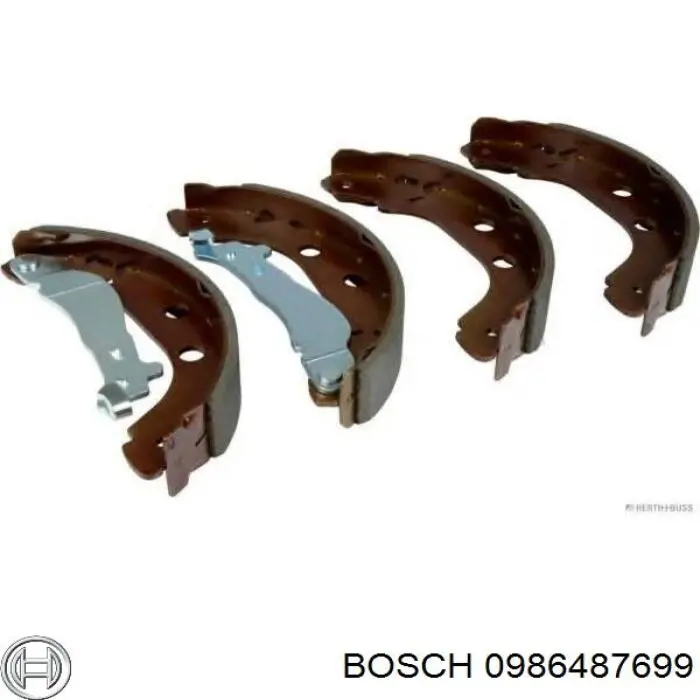 Comprar 0986487699 Bosch Zapatas de freno
