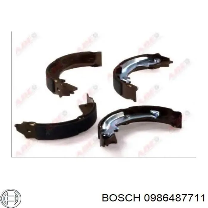Zapatas de freno de mano Bosch 0986487711 precio, desde 36,00 EUR