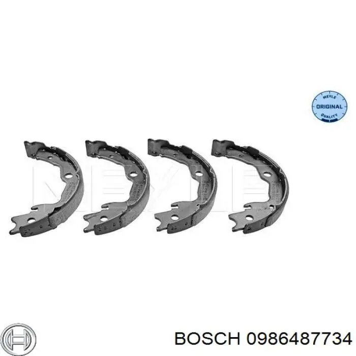 Juego de zapatas de frenos, freno de estacionamiento Nissan Tiida C11X