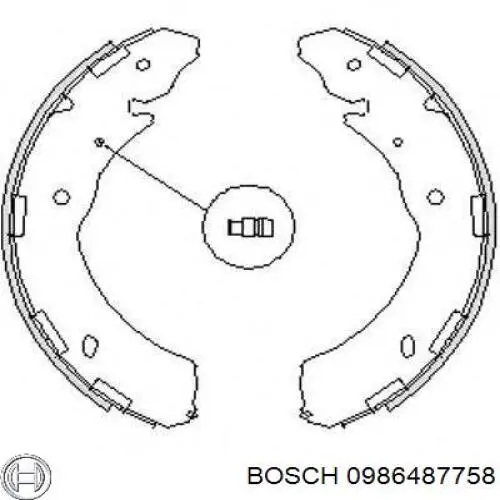 Zapatas de freno de tambor traseras Bosch 0986487758 precio, desde 42,03 EUR
