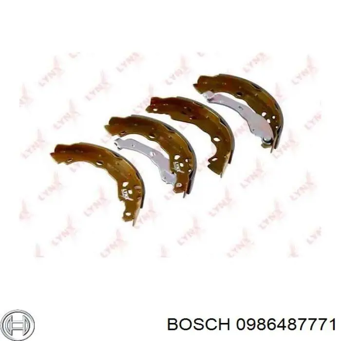 Zapatas de freno 0986487771 Bosch