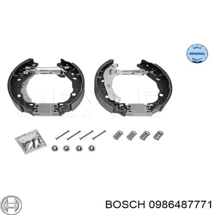 Zapatas de freno de tambor traseras Bosch 0986487771 precio, desde 28,57 EUR