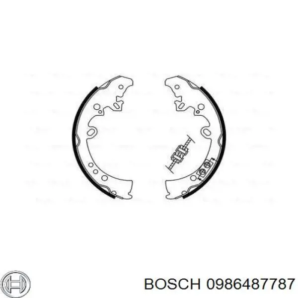 Zapatas de freno de tambor traseras Bosch 0986487787 precio, desde 62,79 EUR