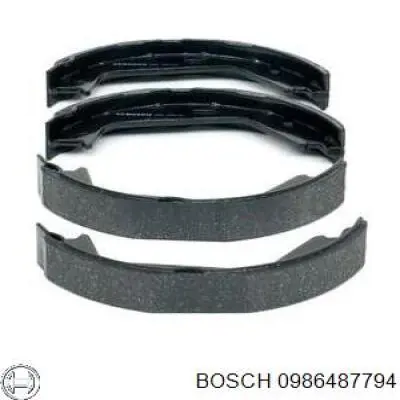 0986487794 Bosch zapatas de freno de mano