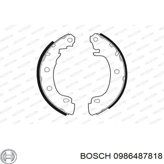 Zapatas de freno de tambor traseras Bosch 0986487818 precio, desde 18,03 EUR