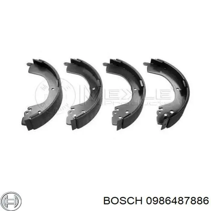 Zapatas de freno de tambor traseras Bosch 0986487886 precio, desde 46,07 EUR