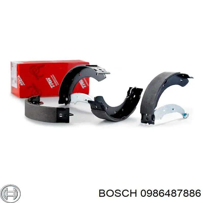 Zapatas de freno 0986487886 Bosch