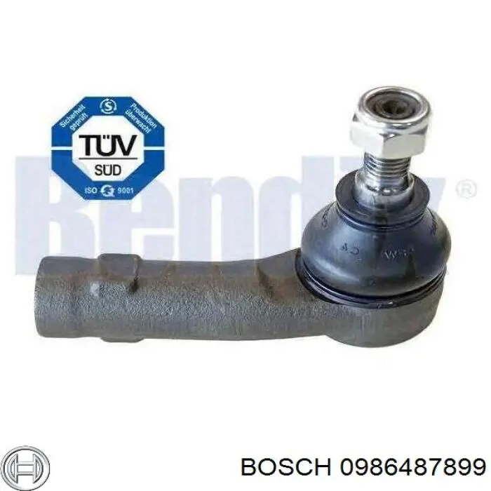 0986487899 Bosch Zapatas de freno de tambor traseras