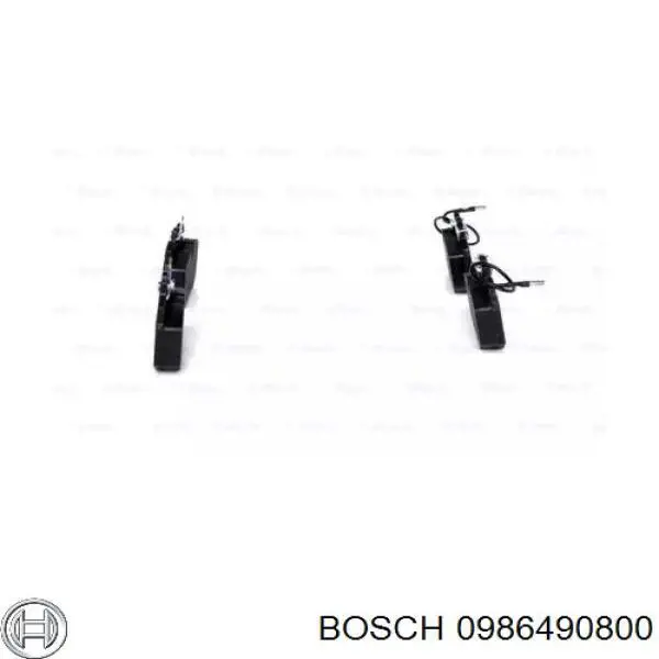 0 986 490 800 Bosch pastillas de freno delanteras