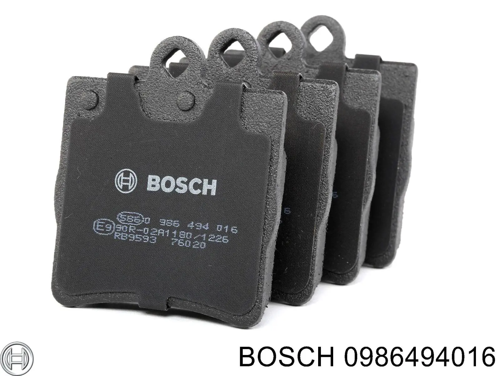 0 986 494 016 Bosch pastillas de freno traseras