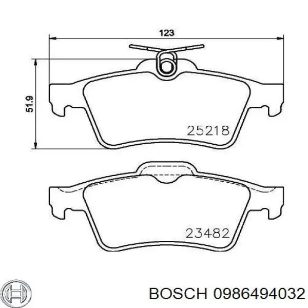 Pastillas de freno traseras Renault Espace 4 JK0