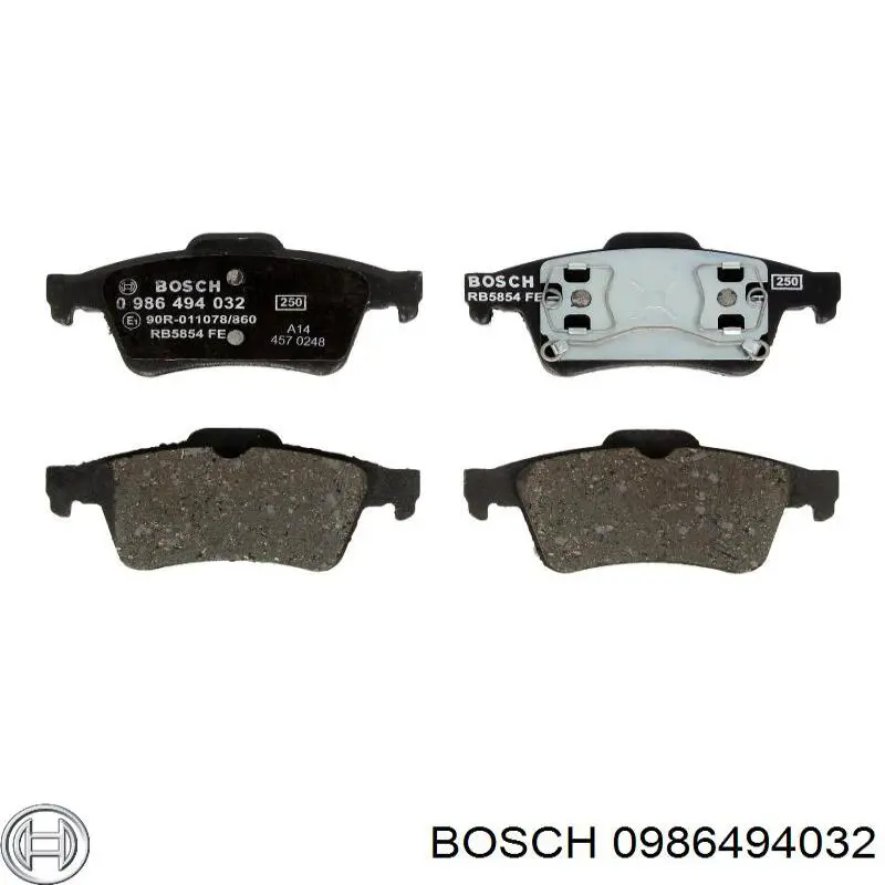 Pastillas de freno traseras Renault Espace 4 JK0