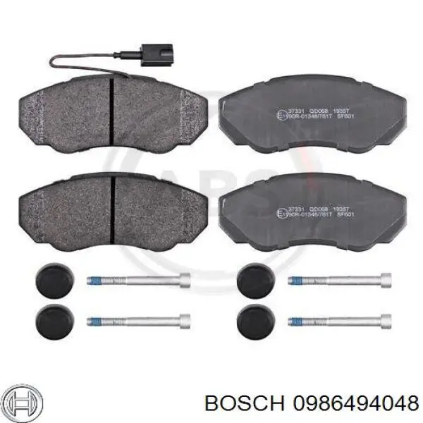 Pastillas de freno delanteras Fiat Ducato 2 230L