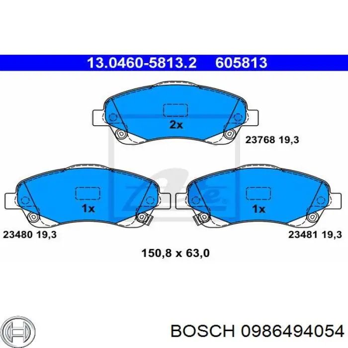 Pastillas de freno delanteras Toyota Corolla R10