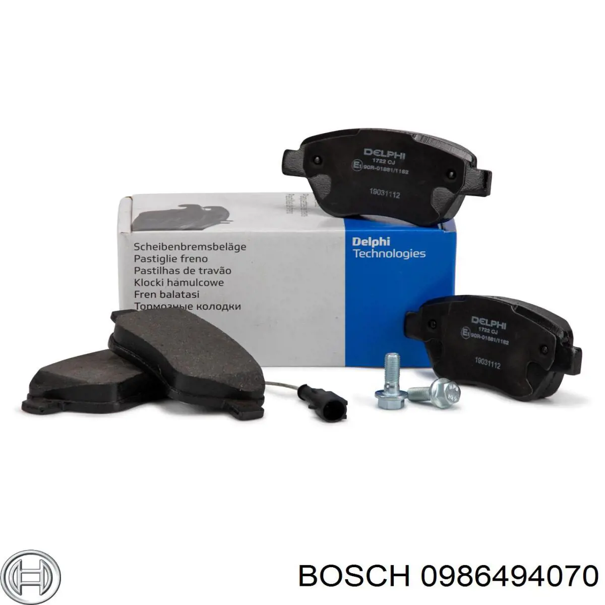 Pastillas de freno delanteras Fiat Stilo 192