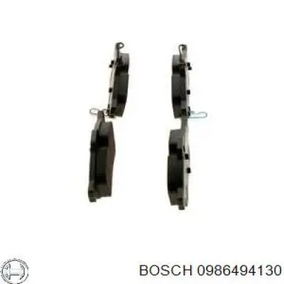 0986494130 Bosch pastillas de freno traseras