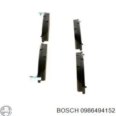 0986494152 Bosch pastillas de freno delanteras