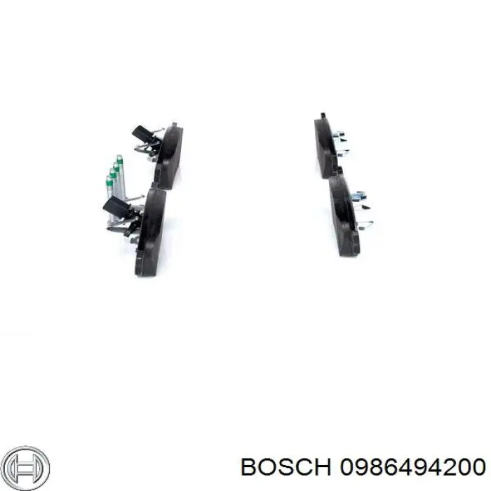 0986494200 Bosch pastillas de freno delanteras