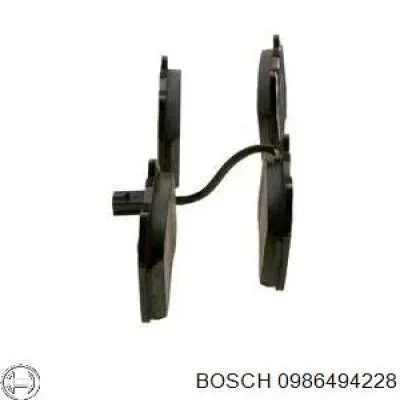 0986494228 Bosch pastillas de freno delanteras