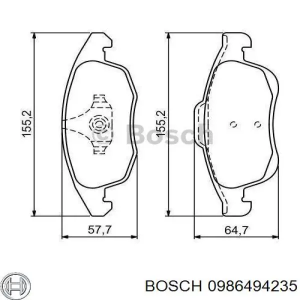 Pastillas de freno delanteras Citroen C4 UA