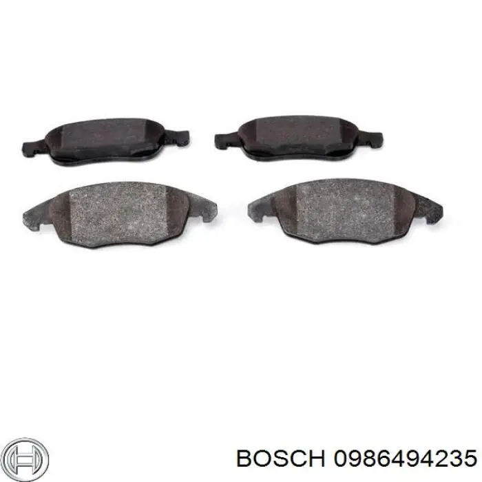 Pastillas de freno delanteras Citroen C4 UA